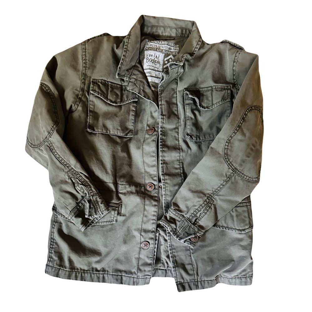 Mini Boden youth size 9-10 years Army Green Jacket